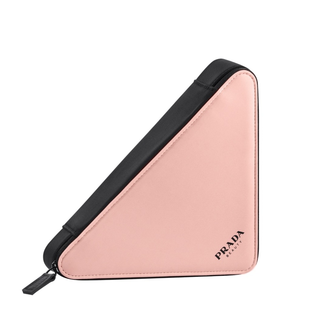 Prada Pink and Black Cosmetic Case